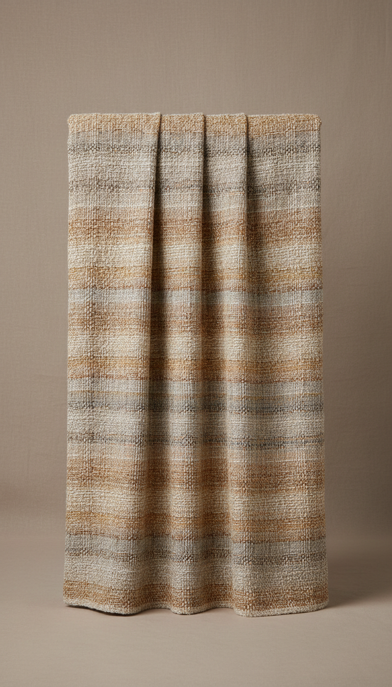 Linen Throw With Subtle Texture