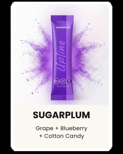 Upline Instant Loaded Tea Mix - Single Pack Multi Flavor, High Caffeine Content, Low Calorie, Low Carb, Sugar-Free, Aspartame-Free, Lightly Carbonated