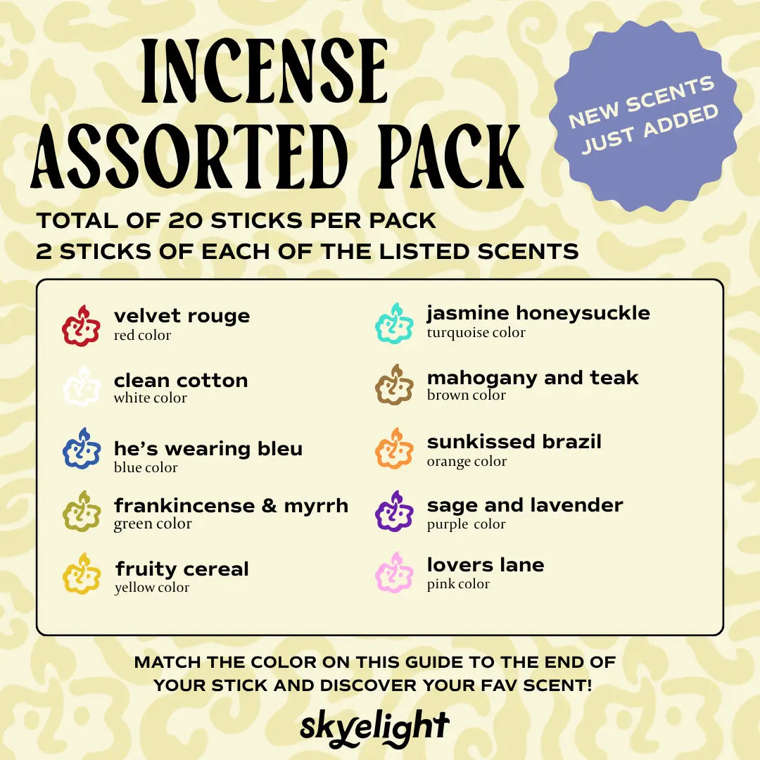 Skyelight Incense Sticks | Highly Fragrant Scented Incense Sticks | Bold Scent Home Fragrances