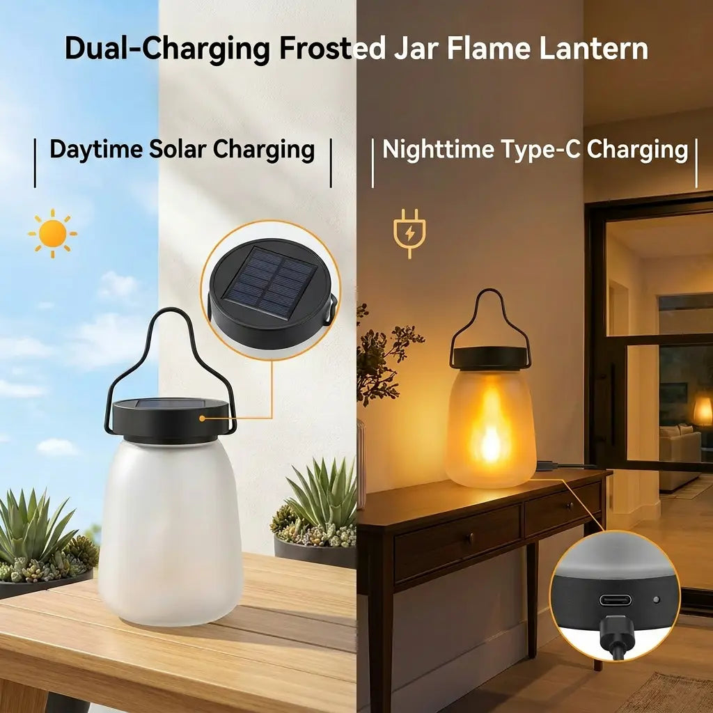 Upgraded Gen2 Solar Lantern Outdoor Lights