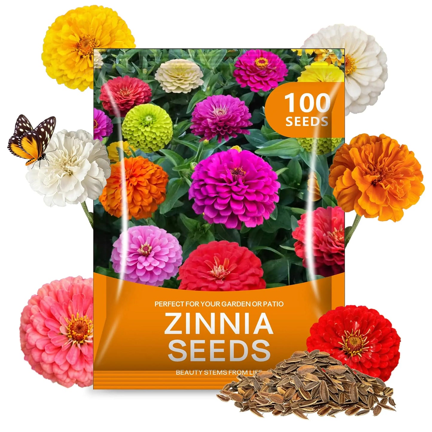 Zinnia Flower Seeds – California Giants Mix