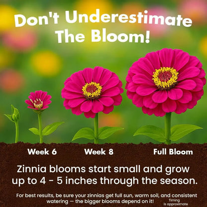 Zinnia Flower Seeds – California Giants Mix