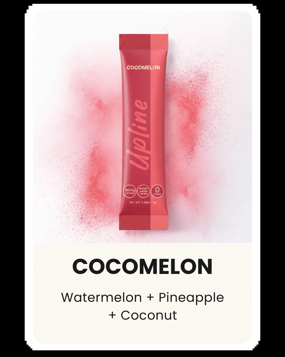 Upline Instant Loaded Tea Mix - Single Pack Multi Flavor, High Caffeine Content, Low Calorie, Low Carb, Sugar-Free, Aspartame-Free, Lightly Carbonated